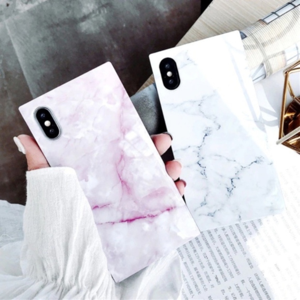 NEW iPhone 11/Pro/Max/XR/XS/Plu Marble Square case - Picture 7 of 7